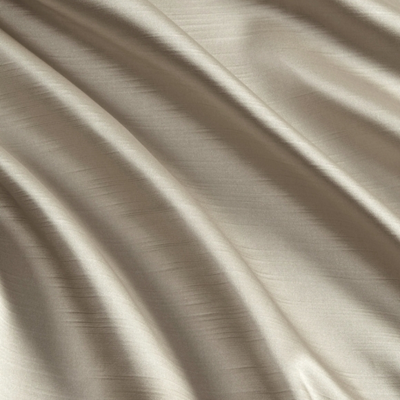 Croscill Satin Champagne Curtain Panels (Set Of 2)-40x82" each - Picture 1 of 12